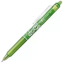 (BLRT-FR7-LG) PILOT BOLÍGRAFO TINTA BORRABLE FRIXION CLICKER 0.7 VERDE LIMA