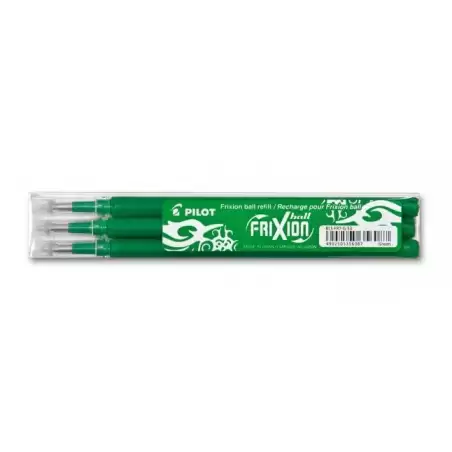 (BLS-FR7-G-S3) PILOT RECAMBIO BOLÍGRAFO FRIXION 0.7 VERDE PACK 3 UD