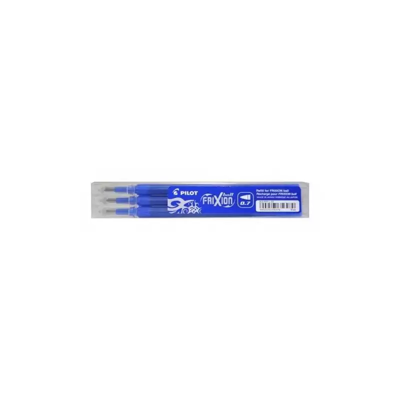 (BLS-FR7-L-S3) PILOT RECAMBIO BOLÍGRAFO FRIXION 0.7 AZUL PACK 3 UD