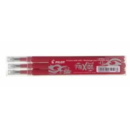 (BLS-FR7-R-S3) PILOT RECAMBIO BOLÍGRAFO FRIXION 0.7 ROJO PACK 3 UD