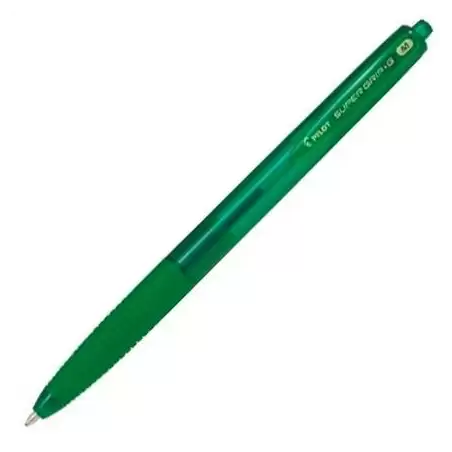 (BPGG-8R-M-G) PILOT BOLÍGRAFO SUPERGRIP G RETRÁCTIL 1.0MM VERDE
