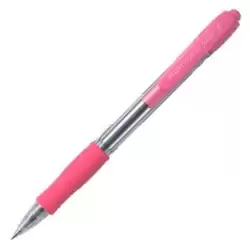 (BPGP-10R-M-P) PILOT BOLÍGRAFO SUPERGRIP M AZUL CUERPO ROSA