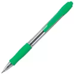 (BPGP-10R-M-SG) PILOT BOLÍGRAFO SUPERGRIP M AZUL CUERPO VERDE CLARO