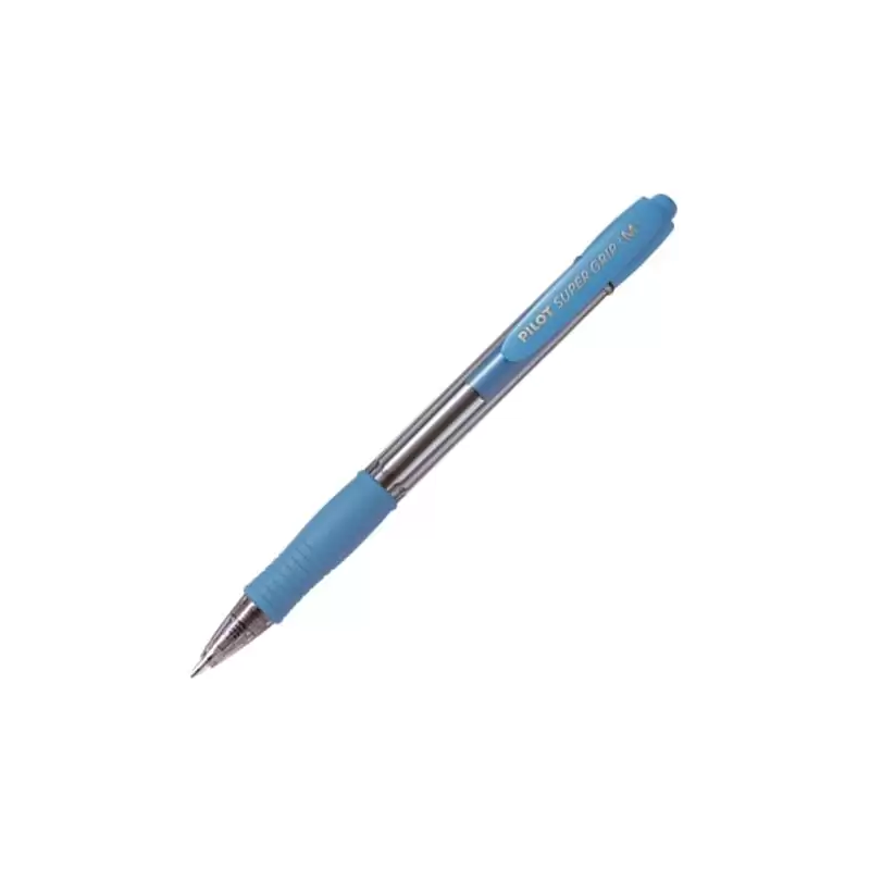 (BPGP-10R-M-SL) PILOT BOLÍGRAFO SUPERGRIP M AZUL CUERPO AZUL CLARO