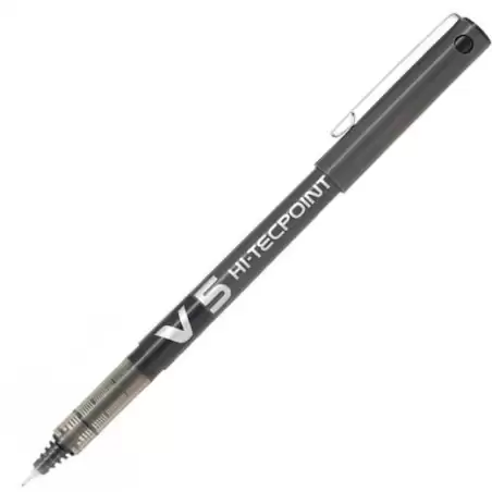 (BX-V5-B) PILOT ROLLER TINTA LÍQUIDA V-5 HI-TECPOINT NEGRO
