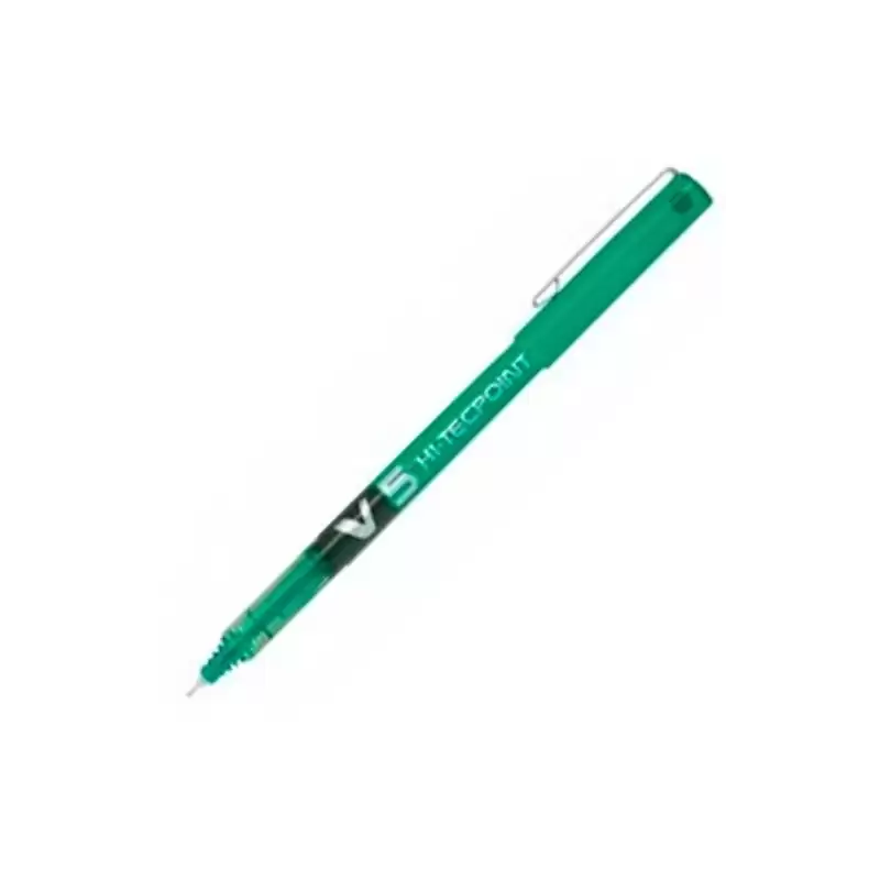 (BX-V5-G) PILOT ROLLER TINTA LÍQUIDA V-5 HI-TECPOINT VERDE