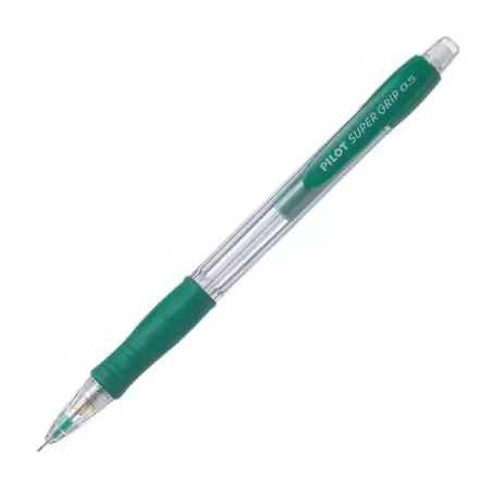 (H-185-SL-G) PILOT PORTAMINAS H-185 SUPERGRIP 0.5 CON GOMA VERDE
