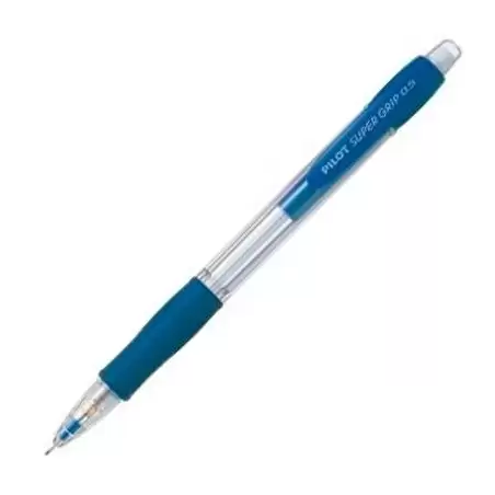 (H-185-SL-L) PILOT PORTAMINAS H-185 SUPERGRIP 0.5 CON GOMA AZUL