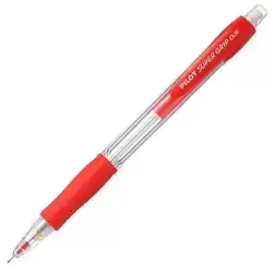 (H-185-SL-R) PILOT PORTAMINAS H-185 SUPERGRIP 0.5 CON GOMA ROJO