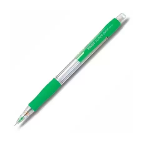 (H-185-SL-SG) PILOT PORTAMINAS H-185 SUPERGRIP 0.5 CON GOMA VERDE CLARO