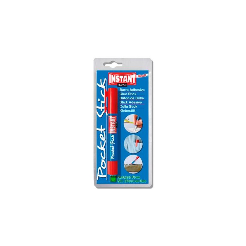 (10000) INSTANT PEGAMENTO EN BARRA 5GR POCKET STICK CLASSIC  BLISTER