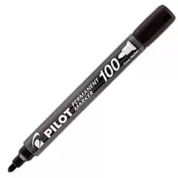 (SCA-100-B) PILOT ROTULADOR PERMANENTE SCA-100 NEGRO