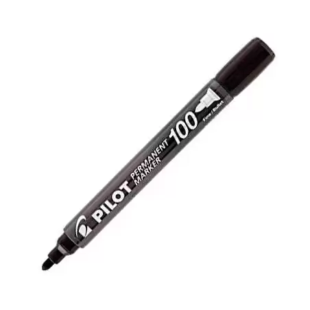 (SCA-100-B) PILOT ROTULADOR PERMANENTE SCA-100 NEGRO