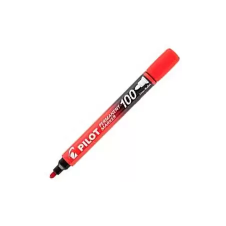 (SCA-100-R) PILOT ROTULADOR PERMANENTE SCA-100 ROJO