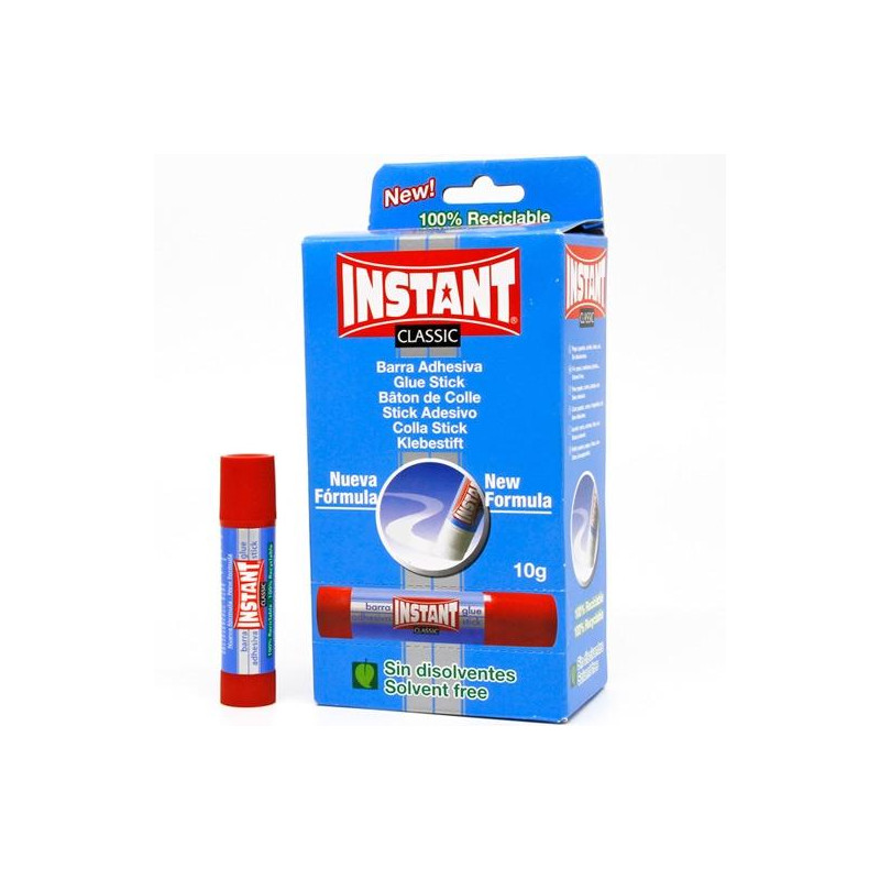 (11311) INSTANT PEGAMENTO EN BARRA CLASSIC 10GR SIN DISOLVENTES