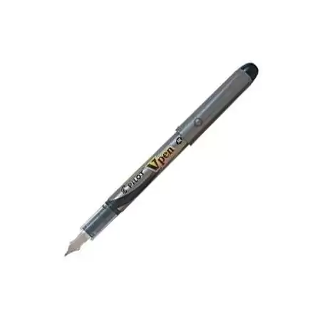 (SVP-4M-B) PILOT PLUMA DESECHABLE VPEN SILVER NEGRO