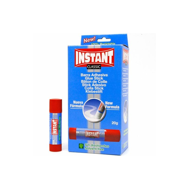 (12311) INSTANT PEGAMENTO EN BARRA CLASSIC 20GR SIN DISOLVENTES