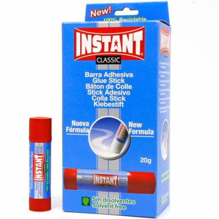 (12311) INSTANT PEGAMENTO EN BARRA CLASSIC 20GR SIN DISOLVENTES