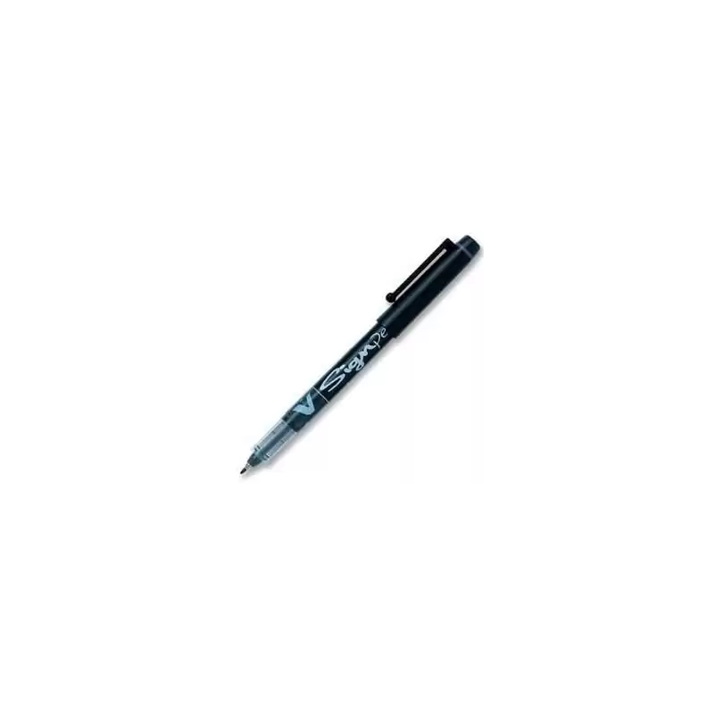 (SW-VSP-B) PILOT ROLLER TINTA LÍQUIDA VSIGN PEN PUNTA DE FIBRA 2.0MM NEGRO