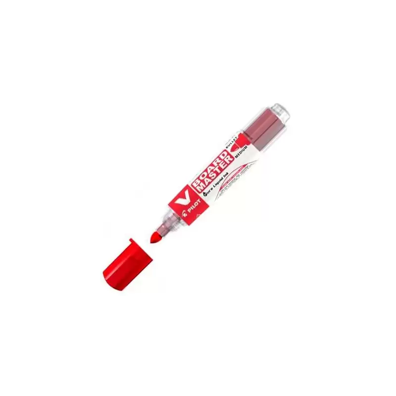 (WBMA-VBM-M-R-BG) PILOT ROTULADOR PIZARRA BLANCA V BOARD MASTER RECARGABLE ROJO