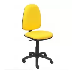 (04CPBALI100) PIQUERAS Y CRESPO SILLA AYNA GIRATORIA C.PERMANENTE SIN BRAZOS TEJIDO BALI AMARILLO