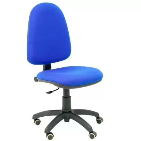 (04CPBALI229RP) PIQUERAS Y CRESPO SILLA AYNA GIRATORIA C.PERMANENTE RUEDAS DE PARQUÉ TEJIDO BALI AZUL