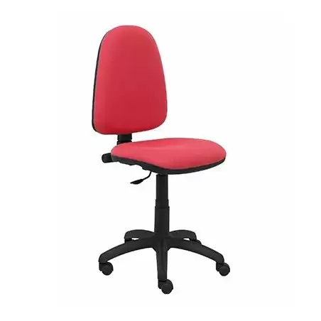 (04CPBALI350) PIQUERAS Y CRESPO SILLA AYNA GIRATORIA C.PERMANENTE SIN BRAZOS TEJIDO BALI ROJO