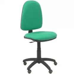 (04CPBALI456RP) PIQUERAS Y CRESPO SILLA AYNA GIRATORIA C.PERMANENTE RUEDAS DE PARQUÉ TEJIDO BALI VERDE