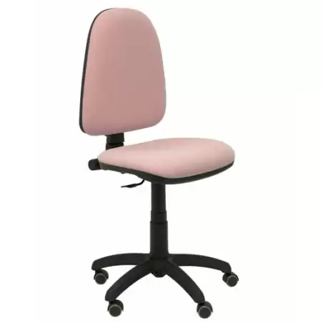 (04CPBALI710RP) PIQUERAS Y CRESPO SILLA AYNA GIRATORIA C.PERMANENTE RUEDAS DE PARQUÉ TEJIDO BALI ROSA PÁLIDO