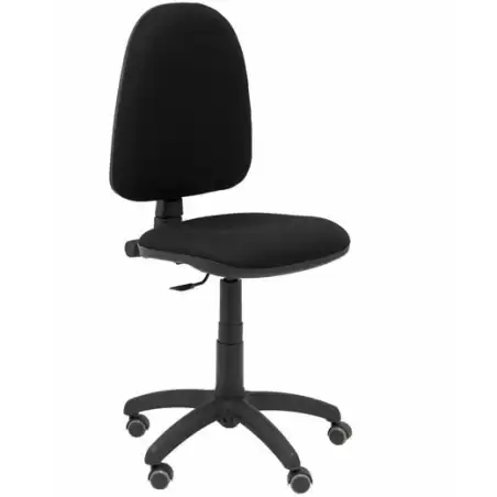 (04CPBALI840RP) PIQUERAS Y CRESPO SILLA AYNA GIRATORIA C.PERMANENTE RUEDAS DE PARQUÉ TEJIDO BALI NEGRO