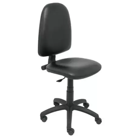 (04CPSPV14N) PIQUERAS Y CRESPO SILLA AYNA GIRATORIA C.PERMANENTE TAPIZADO SIMILPIEL NEGRO