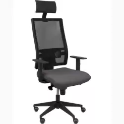 (10SM840B600B10CRPC) PIQUERAS Y CRESPO SILLA HORMA GIRATORIA SINCRO BRAZOS REG. CABECERO RESPALDO MALLA NEGRO ASIENTO TEJIDO ...