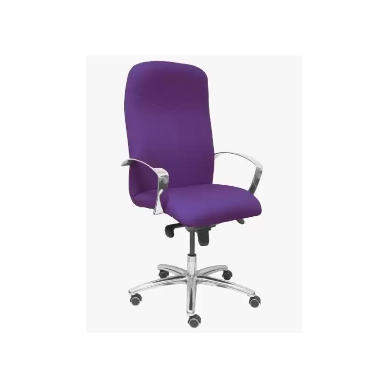 (115DBBALI760) PIQUERAS Y CRESPO SILLÓN DE DIRECCIÓN CAUDETE GIRATORIO BASCULANTE REGULABLE BRAZOS/F TEJIDO BALI MORADO