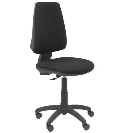 (14CPBALI840) PIQUERAS Y CRESPO SILLA ELCHE GIRATORIA CONTACTO PERMANENTE TEJIDO BALI NEGRO