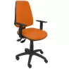 (14SBALI308B10) PIQUERAS Y CRESPO SILLA ELCHE GIRATORIA ASINCRO BRAZOS REGULABLES TEJIDO BALI NARANJA