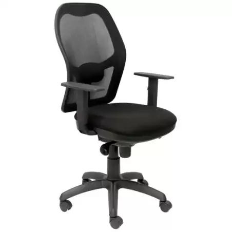 (15SNBALI840) PIQUERAS Y CRESPO SILLA JORQUERA MALLA NEGRA ASIENTO BALI NEGRO