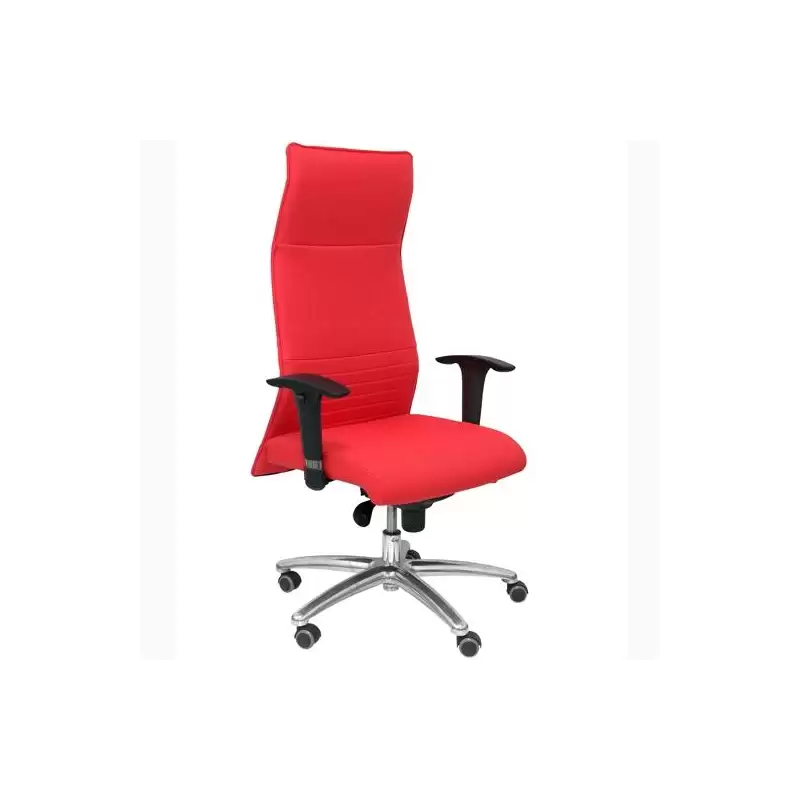 (206SBALI350) PIQUERAS Y CRESPO SILLÓN ALBACETE ASIENTO Y RESPALDO TAPIZADOS EN TEJIDO BALI COLOR ROJO