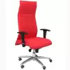 (206SBALI350) PIQUERAS Y CRESPO SILLÓN ALBACETE ASIENTO Y RESPALDO TAPIZADOS EN TEJIDO BALI COLOR ROJO