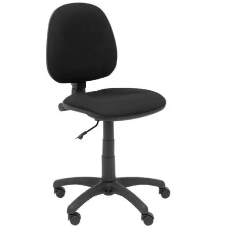 (267CPARAN840) PIQUERAS Y CRESPO SILLA ALCADOZO GIRATORIA CONTACTO PERMANENTE S/BRAZOS TEJIDO ARÁN NEGRO