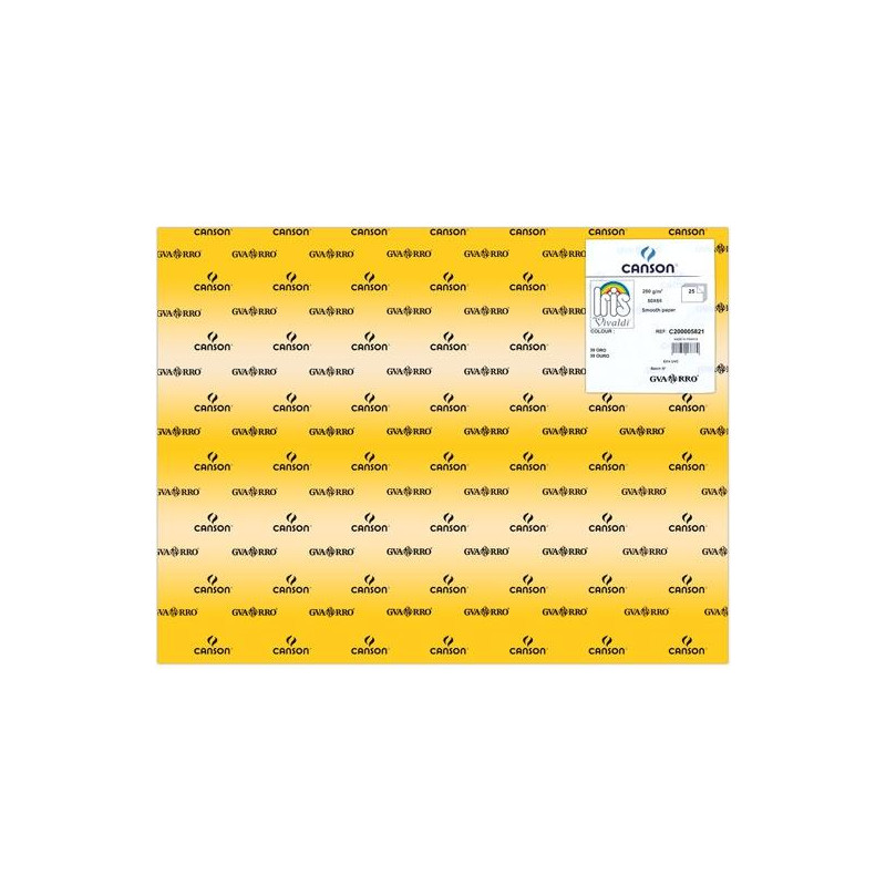 (C200005821) IRIS CARTULINA 50X65CM 280GR ORO -25U-