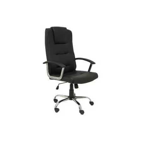 (280DBSPNE) PIQUERAS Y CRESPO SILLÓN DE DIRECCIÓN GUADALIMAR GIRATORIO BRAZOS FIJOS REGULABLE BASCULANTE NEGRO