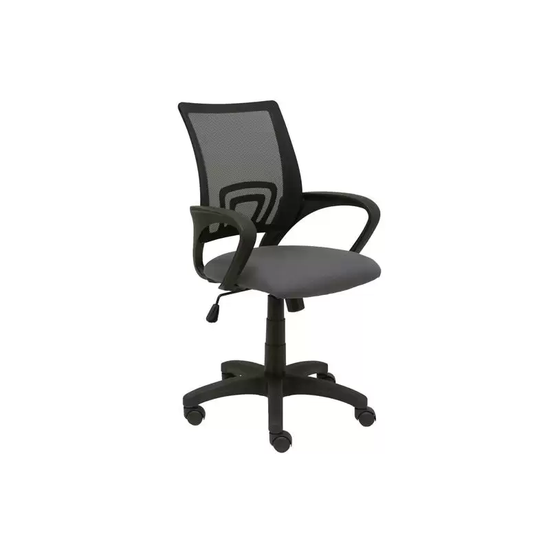 (312BM840B600RN) PIQUERAS Y CRESPO SILLA OPERATIVA VIANOS B/FIJOS RESPALDO MALLA NEGRO ASIENTO BALI GRIS OSCURO