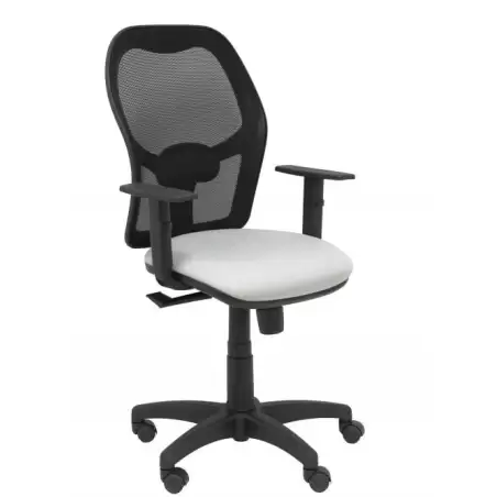 (345SM840B40B10CRN) PIQUERAS Y CRESPO SILLA ALOCÉN SINCRO B/REGULABLE RESPALDO DE MALLA NEGRO ASIENTO GRIS
