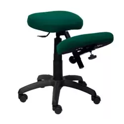 (37GBALI426) PIQUERAS Y CRESPO TABURETE LIETOR REGULABLE GIRATORIO BALI VERDE