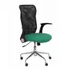(4031BALI456) PIQUERAS Y CRESPO SILLA MINAYA GIRATORIA MECANISMO BASCULANTE B/REGULABLES RESPALDO MALLA NEGRO ASIENTO 3D VERDE