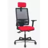(405ASM840B840B2B68R6) PIQUERAS Y CRESPO SILLA BORMATE SINCRO CABECERO/R SOPORTE LUMBAR B/REGULABLES RESPALDO MALLA ASIENTO B...