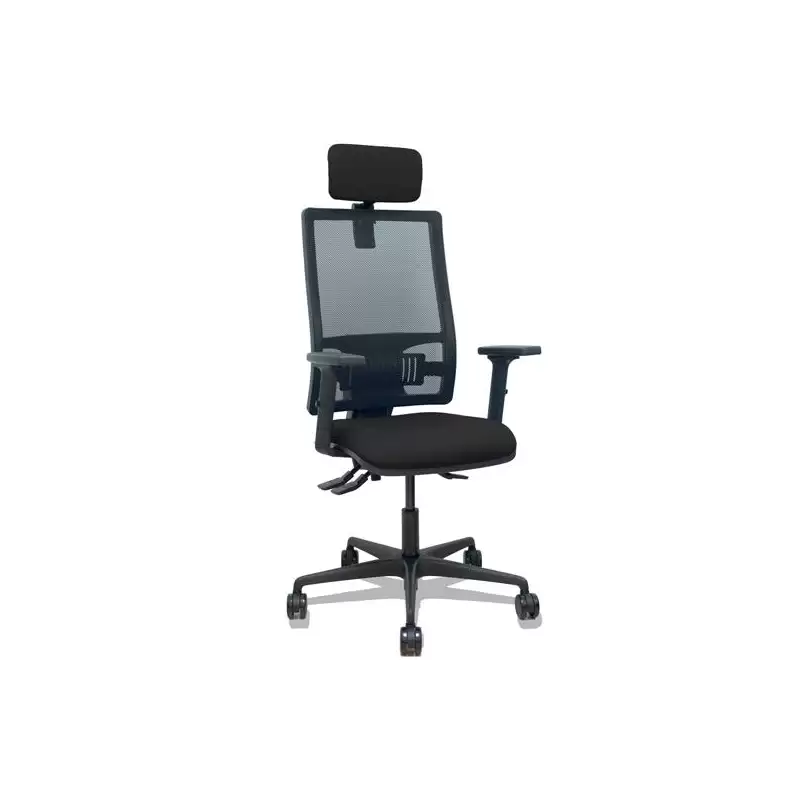 (405ASM840B840B2B68R6) PIQUERAS Y CRESPO SILLA BORMATE SINCRO CABECERO/R SOPORTE LUMBAR B/REGULABLES RESPALDO MALLA ASIENTO B...