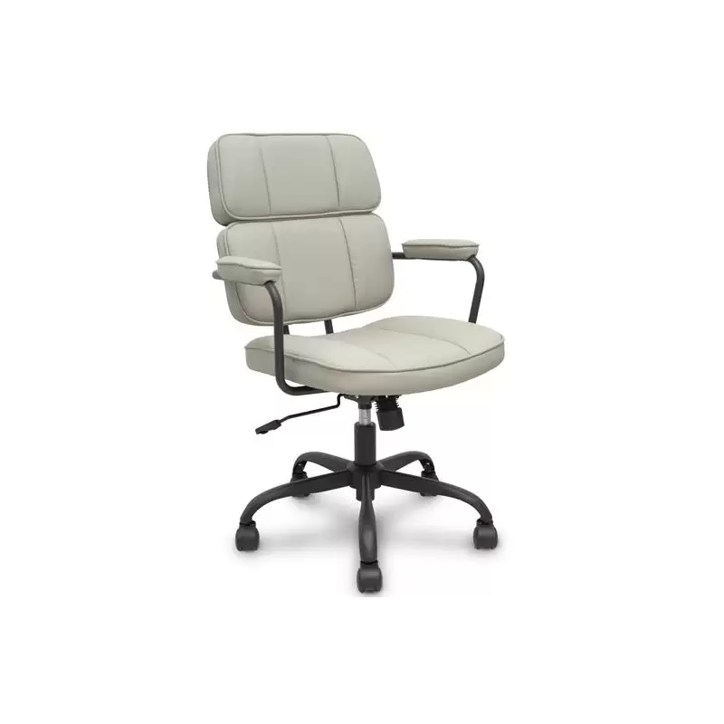 (518BSP25RN) PIQUERAS Y CRESPO SILLA OPTI518 GIRATORIA BASCULANTE BRAZOS FIJOS TAPIZADO SIMILPIEL BEIGE