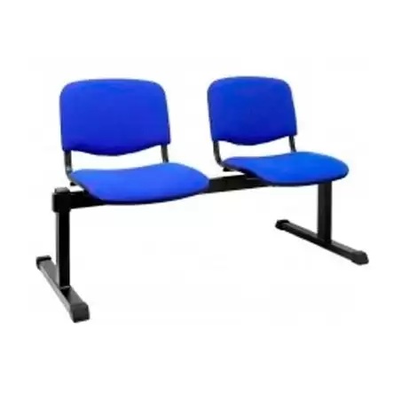 (B2ARAN229) PIQUERAS Y CRESPO BANCADA ISO 2 PLAZAS TAPIZADO ARAN AZUL