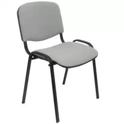 (PACK126PTNA40) PIQUERAS Y CRESPO PACK DE 1 SILLA FIJA APILABLE ISO TAPIZADA ARAN GRIS